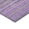 Homeroots 5' X 8' Purple Eggplant And Lilac Striped Washable Indoor Outdoor Area Rug 577794 - alternate 5