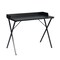 Homeroots 39" Black Wood and Metal X-Shape Computer Desk 568033 - alternate 1