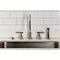 Kingston Brass Double-Handle Widespread Kitchen Faucet with Knurled Handle and Brass Sprayer, Polished Nickel KS8726KNLBS - alternate 4