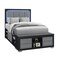 Global Furniture Usa Contemporary Emma Black/Grey Full Bed With Led And Usb EMMA-BLACK/GREY-FB W/ LED & USB - alternate 3