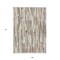 Homeroots 9' X 12' Ivory And Beige Striped Washable Indoor Outdoor Area Rug 609040 - alternate 8