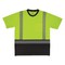 Ergodyne Hi-Vis Shirt, 2XL, Lime, Short Sleeve 22276 - alternate 1