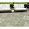 Homeroots 8' X 10' Artichoke Green Beige And Ivory Medallion Washable Indoor Outdoor Area Rug 589023 - alternate 1