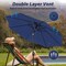 Simple Deluxe 10' Patio Umbrella Outdoor Table Market Yard Umbrella with Easy Push Button Tilt/Crank, Table Compa LGBRLA10DBL - alternate 4