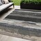Homeroots 5' X 8' Black Abstract Washable Indoor Outdoor Area Rug 608626 - alternate 1