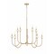Z-Lite Allistair 10-Light Chandelier, 42 in W, Modern Gold 352-10MGLD - alternate 1