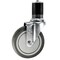 Service Caster 5'' SS Thermoplastic Rubber Wheel Swivel 1-5/8'' Expanding Stem Caster SCC-SSEX20S514-TPRB-158 - alternate 1