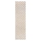 World Rug Gallery Beige Block Shag Runner Rug 2 ft 3 in x 8 ft Beige WR118BEIGE2X8 - alternate 5