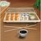Ecoquality 0.6L Compostable Natural Sugarcane Bagasse With Lid Small Take Out Sushi Tray, 400PK EQ06LSUSHIWL-400 - alternate 7