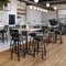 Flash Furniture HERCULES Black  inX in Back Swivel Metal Barstool - Mocha Vinyl Seat XU-6F8B-XSWVL-MCHV-GG - alternate 5