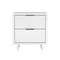 Manhattan Comfort Elara 18 in Solid Wood Nightstand in White (2-Drawer) NS1780-1 - alternate 4