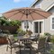 Villacera 9-Foot Outdoor Patio Umbrella, Beige 83-OUT5442 - alternate 10