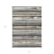 Homeroots 10' X 14' Charcoal Beige And Brown Striped Washable Indoor Outdoor Area Rug 598877 - alternate 4