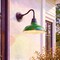 Jonathan Y Aurora 12.25" 1-Light Farmhouse Industrial Iron LED Gooseneck Arm Outdoor Sconce, Green JYL7613F - alternate 6