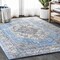Jonathan Y Kesan Vintage Medallion Turquoise/Gray 4 ft. x 6 ft. Area Rug RES106A-4 - alternate 1