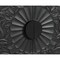 Homeroots 68" Natural and Black Distressed Carved Floral Sideboard with Four Doors 568414 - alternate 6