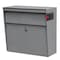 Mail Boss Metro Locking Wall-Mount Mailbox, Granite, 14/16-Gauge Steel 805939 - alternate 1