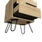 Homeroots 22" Oak Wood Two Drawer Nightstand 543659 - alternate 10