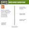 Ames 16-Tine Bow Rake, Welded Steel, Hardwood Handle, Cushion Grip 2825300 - alternate 4