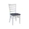 Whitewood Industries Extension Dining Tables, 45 in L, 38 in H, Parawood, 5 Piece Set K05-42DPT-C617-4 - alternate 2