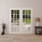 Vdomdoors Front Exterior Prehung Metal-Plastic Double Doors Clear Glass / MANUX 8151 White Silk / Office Comm MANUX8151DEXD-WS-W72xH80-RH-I - alternate 2
