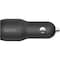 Belkin Dual Port Usb A Car Charger 24w With Usb A To Usb C Cable 3ft, Black CCE001BT1MBK - alternate 4
