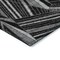 Homeroots 5' X 8' Black And Gray Geometric Washable Indoor Outdoor Area Rug 594756 - alternate 6