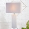Jonathan Y Tiggie 27" Contemporary Modern Alabaster Rectangular LED Table Lamp, White Alabaster/Clear JYL2009A - alternate 6