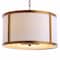 Jonathan Y Thatcher 17" Metal LED Pendant Light, Gold/White JYL3510B - alternate 9