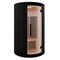 Saunaspa Round Infrared Sauna, Canadian Hemlock Wood, Red Light Heater, Glass Door MNSC0025-0SBK - alternate 7