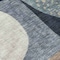 Homeroots 3' X 5' Blue Gold And Gray Abstract Washable Indoor Outdoor Area Rug 604488 - alternate 6