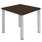 Regency Square Kee Small Breakroom Table, 30 in W, 30 in L, Neo Walnut TB3030NWBPCM - alternate 1