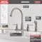 Delta Emmett Two Handle Kitchen Faucet with Spray 21742LF-SP - alternate 4