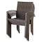 Living Accents Brown Steel Frame Woven Chair Brown HKVS936D - alternate 3