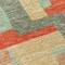 Homeroots 8' Sage Gray And Orange Round Geometric Washable Indoor Outdoor Area Rug 613231 - alternate 5