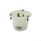 Leviton Flanged Locking Inlet, Non-NEMA, 20 A, 125/250V AC, 3 Pole, Screw Terminals, White 3325-GC - alternate 1