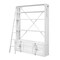 Homeroots White Three Tier Bookcase 486286 - alternate 4