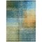 Homeroots 8' X 10' Blue Gold And Green Abstract Washable Indoor Outdoor Area Rug 603632 - alternate 6