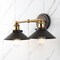 Jonathan Y July 17.5 in. 2-Light Industrial Farmhouse Metal Vanity Light, Oil Rubbed Bronze/Brass Gold JYL7427C - alternate 7