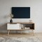 Homeroots 36in Beige Wood Fireplace Entertainment Center 725191 - alternate 4
