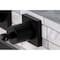 Kingston Brass Double-Handle Wall Mount Bathroom Faucet, Matte Black KS6120KL - alternate 6