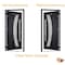 Vdomdoors Aluminum Double Doors Cynex 6777 Brown Steel Metal Modern Painted W72xH80 Left Inswing CYNEX6777DEXD-BRW-W72xH80-LH-I - alternate 3