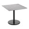 Flash Furniture 36" Square Tabletop, Seamless Surface Technology, Gray Faux Concrete, 24" Black RD Table Height Base ST-SQ36-CMGY-TR24-GG - alternate 1