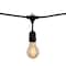 Bulbrite 48-foot String Light Kit with Nostalgic Loop Filament A19 Incandescent Light Bulbs 2200K 810004 - alternate 1