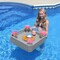 Sunjoy 24 in. x 24 in. Wicker floating pool tray, Grey F403000910 - alternate 3
