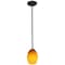 Access Lighting Brandy FireBird, Pendant, Oil Rubbed Bronze Finish, Amber Firebird Glass 28023-1R-ORB/AMBFB - alternate 4