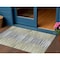 Homeroots 3' X 5' Beige Tan And Taupe Striped Washable Indoor Outdoor Area Rug 577974 - alternate 1