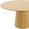 Homeroots 60" Brown Solid Wood Pedestal Base Round Top Dining Table 721014 - alternate 3