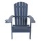 Homeroots 35" Navy Blue Heavy Duty Plastic Adirondack Chair 530696 - alternate 1