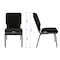 Flash Furniture 18.5"W Black Dot Fabric Stacking Church Chair, 4PK 4-XU-CH-60096-BK-GG - alternate 6